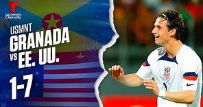 Highlights & Goals: Granada vs. Estados Unidos 1-7 | USMNT | Telemundo Deportes