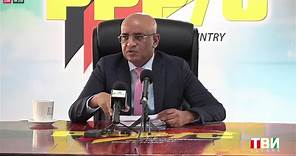 Happening Now || Press Conference by General Secretary Dr. Bharrat Jagdeo