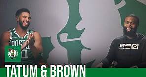 EXCLUSIVE INTERVIEW: Jayson Tatum and Jaylen Brown talk about their relationship | NBC Sports Boston