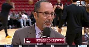 Eric Reid talks NY roots and lengthy career as Heat PBP broadcaster