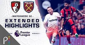 Bournemouth v. West Ham United | PREMIER LEAGUE HIGHLIGHTS | 4/23/2023 | NBC Sports