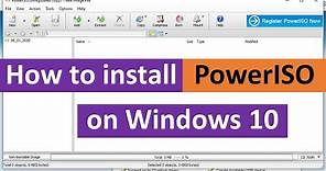 How to Install PowerISO on Windows 10