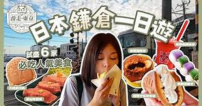 日本鎌倉一日遊！試盡六家必吃人氣美食🍣｜七里濱私藏絕景咖啡店｜小町通商店街｜東京近郊鐮倉行程｜日本自由行