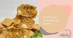 Cómo hacer Blondies Saludables sin lácteos