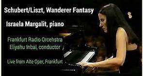 Israela Margalit plays the Schubert-Liszt Wanderer Fantasy for piano and orchestra, Live.