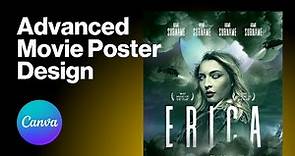 Create a Movie/Film Poster Design with Canva - Advanced Tutorial