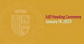 Gwynedd Mercy University EdD Hooding Ceremony Jan 2023