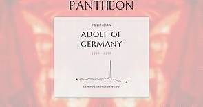 Adolf of Germany Biography - Late 13th century King of the Romans