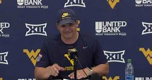 WVU Football Neal Brown Press Conference | Aug. 21st 2023