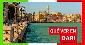 GUÍA COMPLETA ▶ Qué ver en la CIUDAD de BARI (ITALIA) 🇮🇹 🌏 Turismo y viajar a Italia