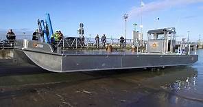 Barge en aluminium avec roues - MULOT NAVAL