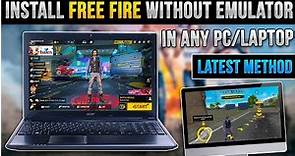Install And Play Free Fire on PC Without Emulator - Unique Method 2024 | Download & Install Guide