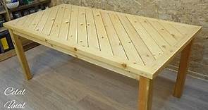 Wooden dining table / Diy Woodworking / Ahşap yemek masası