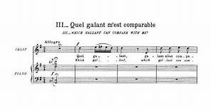 Ravel - Cinq mélodies populaires grecques