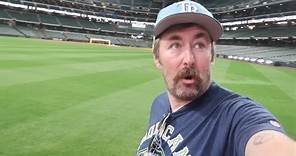 Unexpectedly GREAT Tour Of Milwaukee Brewers Stadium - On Field & Bob Uecker Booth / Home Plate Seat