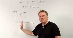 markowitz portfolio theory efficient frontier cfa-course.com