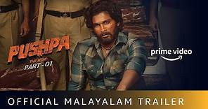 Pushpa: The Rise - Part 1 | Official Malayalam Trailer | Allu Arjun | Rashmika | Fahadh Faasil