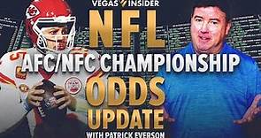 NFL Conference Championship Betting Odds Update: Chiefs-Ravens, Lions-49ers | NFL Line Movement