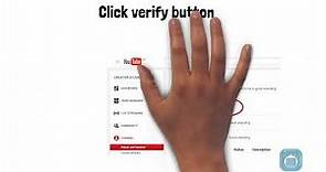 Activate & verify your YouTube channel. | tv.youtube.com verify Instructions