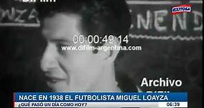 Un día como hoy, en 1938, nació el futbolista peruano Miguel Loayza.