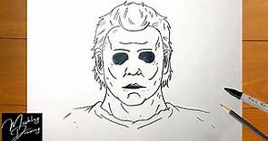 How to Draw Michael Myers Step by Step