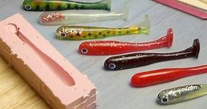 Making Paddle Tail Soft Plastic Fishing Lures