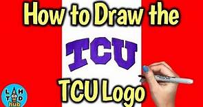 How to Draw the Texas Christian University (TCU) Logo