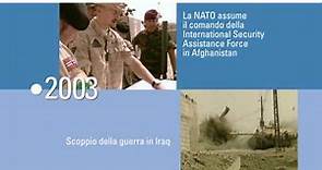 La storia della NATO -- video cronologico (NATO video timeline ITALIAN)