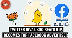 Twitter rival Koo app beats everyone, including UP BJP, to become biggest Facebook advertiser