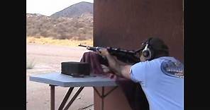 6.5mm Mannlicher-Carcano rifle, 6 shots in 5.1 seconds.
