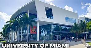 Walking University of Miami Campus in July 2022