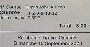 Paris turf Quinte du jour mercredi 6 /09/2023 à la capelle R1C1 ma sélection 🗞🗞4⛳2700 metres 🚨