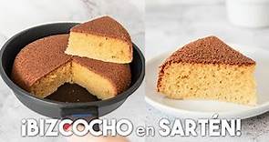 Bizcocho SIN HORNO a la Sartén 🍞 | Torta de Vainilla Esponjosa y Alta