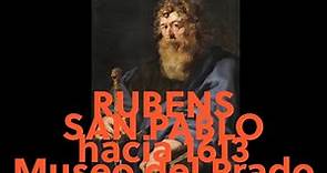 RUBENS, análisis del cuadro del apóstol San Pablo, Museo del Prado