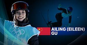 Ailing (Eileen) Gu: Beijing2022 Medal Moments﻿ Freestyle Skiing