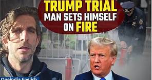 Who Was Max Azzarello? U.S. Man Who Set Self On Fire Before Trump Hush Money Trial | Oneindia News
