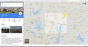 Find Counties with Google Maps
