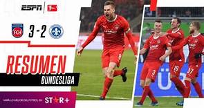 ¡Partidazo en el Voith-Arena! Heidenheim se impuso 3-2 ante el Darmstadt en la Bundesliga - ESPN Video
