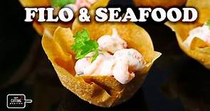 Filo Pastry and Seafood - Easy Recipe for fantastic Fingerfood Snack
