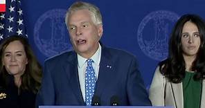 Democratic Virginia governor candidate Terry McAuliffe addresses supporters in speech, does not concede