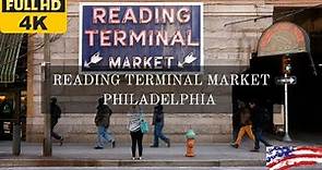 Reading Terminal Market, Philadelphia (4K walking tour)