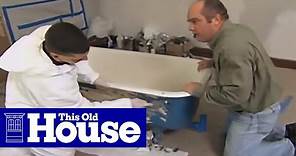 How to Refinish a Claw-Foot Tub | This Old House