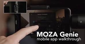 MOZA Genie App Walkthrough with MOZA Mini-Mi