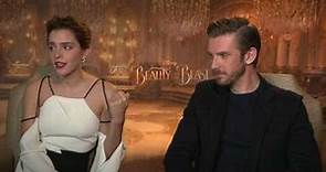Emma Watson & Dan Stevens raw interview Beauty and the Beast