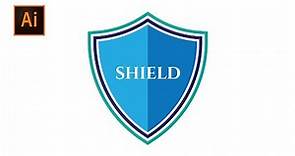 SHIELD DESIGN || Easy Tips and Tricks to Design a Shield Logo in Adobe Illustrator CC