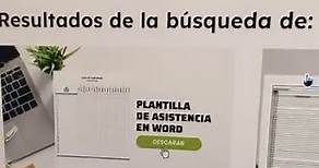Lista de Asistencia en Word, Lista para Llenar e Imprimir 📝 #word #formato #plantilla #escuela | didocu