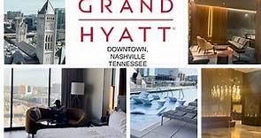 Grand Hyatt Hotel King Bed Room Tour | Downtown Nashville, Tennessee