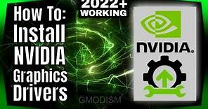How to Properly Install NVIDIA Drivers - Manual Install Explained | Windows 10/11 (2024 Working)