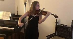 Ursula Parker Violin (from Introduction and Rondo Capriccioso, Saint-Saëns) #songsofcomfort