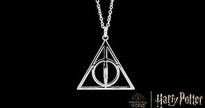 Harry Potter Deathly Hallows Necklace - 18-inch Chain